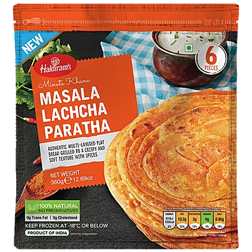 Haldiram's Masala Lachcha Paratha - Minute Khana, 360 g